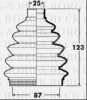 BORG & BECK BCB6105 Bellow, driveshaft